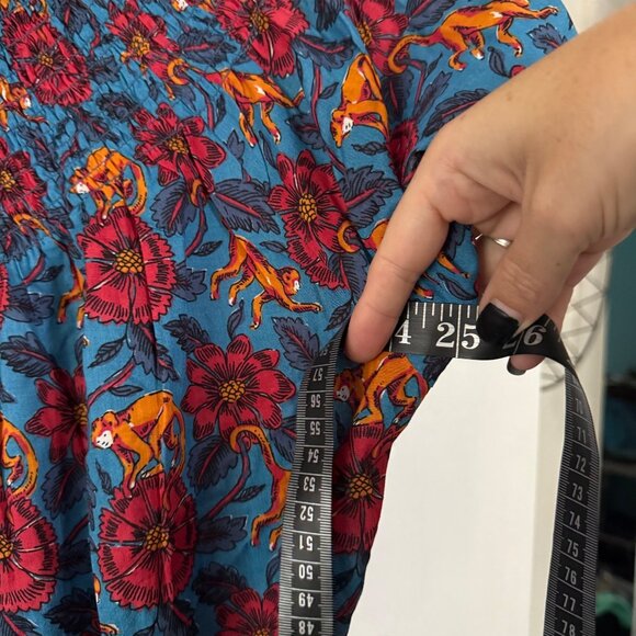 NWT PRINTFRESH Eyes On You Dress In Leaps & Bounds Monkey Print Sz 3X - Picture 9 of 11